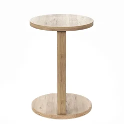 Beistelltisch C-Form 38 x 56 cm hellbraun