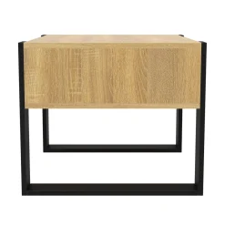 Beistelltisch CHELSEA 65 x 54 x 45 cm braun/schwarz
