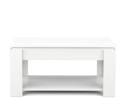 Beistelltisch DALIA höhenverstellbar 100 x 50 x 60 cm weiss
