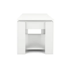 Beistelltisch DALIA höhenverstellbar 100 x 50 x 60 cm weiss