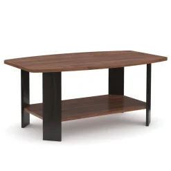 Beistelltisch DONATO 90 x 55 x 40 cm braun/schwarz