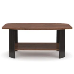 Beistelltisch DONATO 90 x 55 x 40 cm braun/schwarz