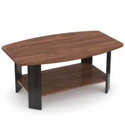 Beistelltisch DONATO 90 x 55 x 40 cm braun/schwarz