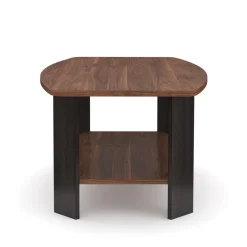 Beistelltisch DONATO 90 x 55 x 40 cm braun/schwarz