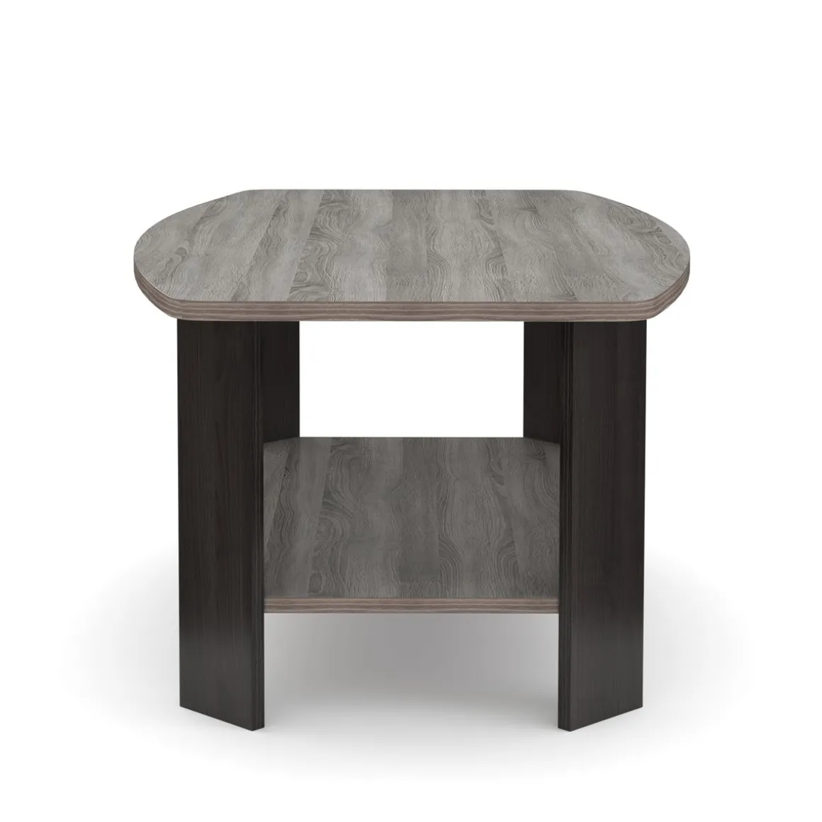 Beistelltisch DONATO 90 x 55 x 40 cm grau/schwarz