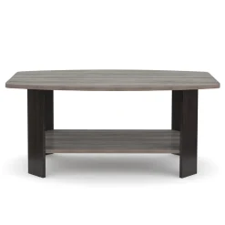 Beistelltisch DONATO 90 x 55 x 40 cm grau/schwarz