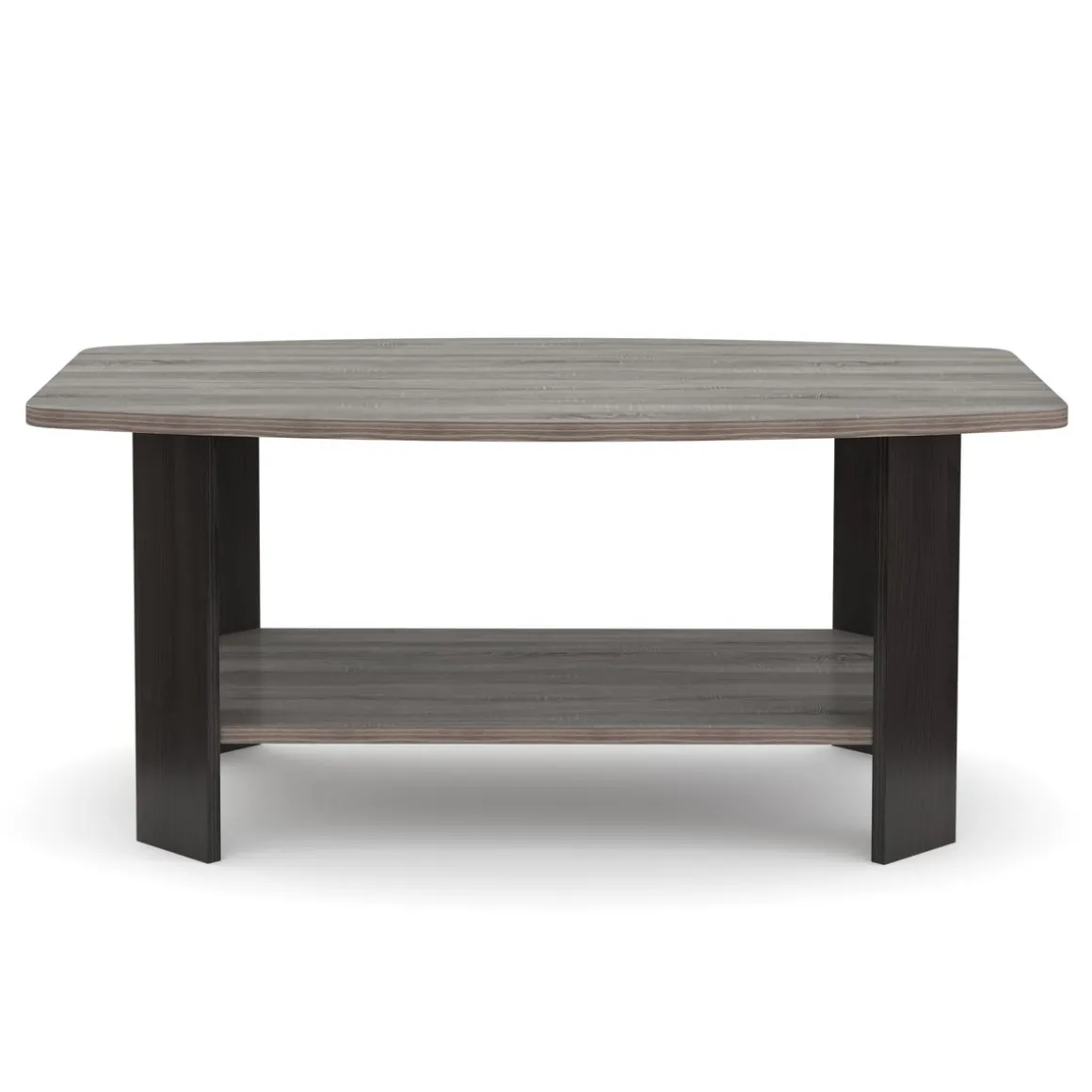 Beistelltisch DONATO 90 x 55 x 40 cm grau/schwarz