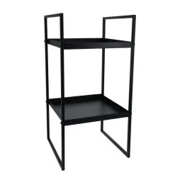 Beistelltisch Eisen 27 x 27 x 54 cm schwarz