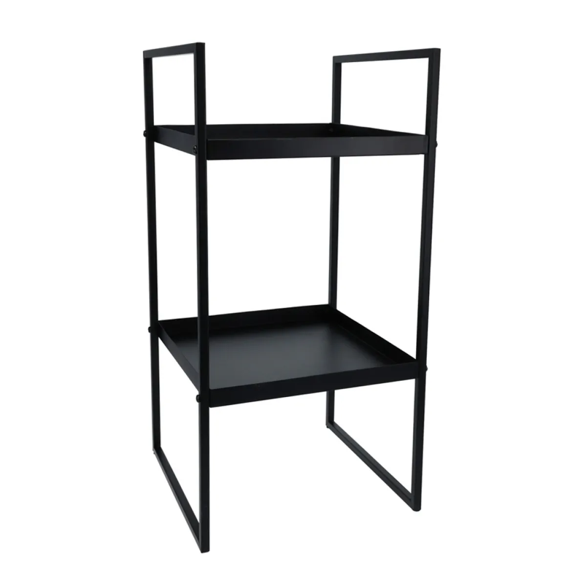 Beistelltisch Eisen 27 x 27 x 54 cm schwarz