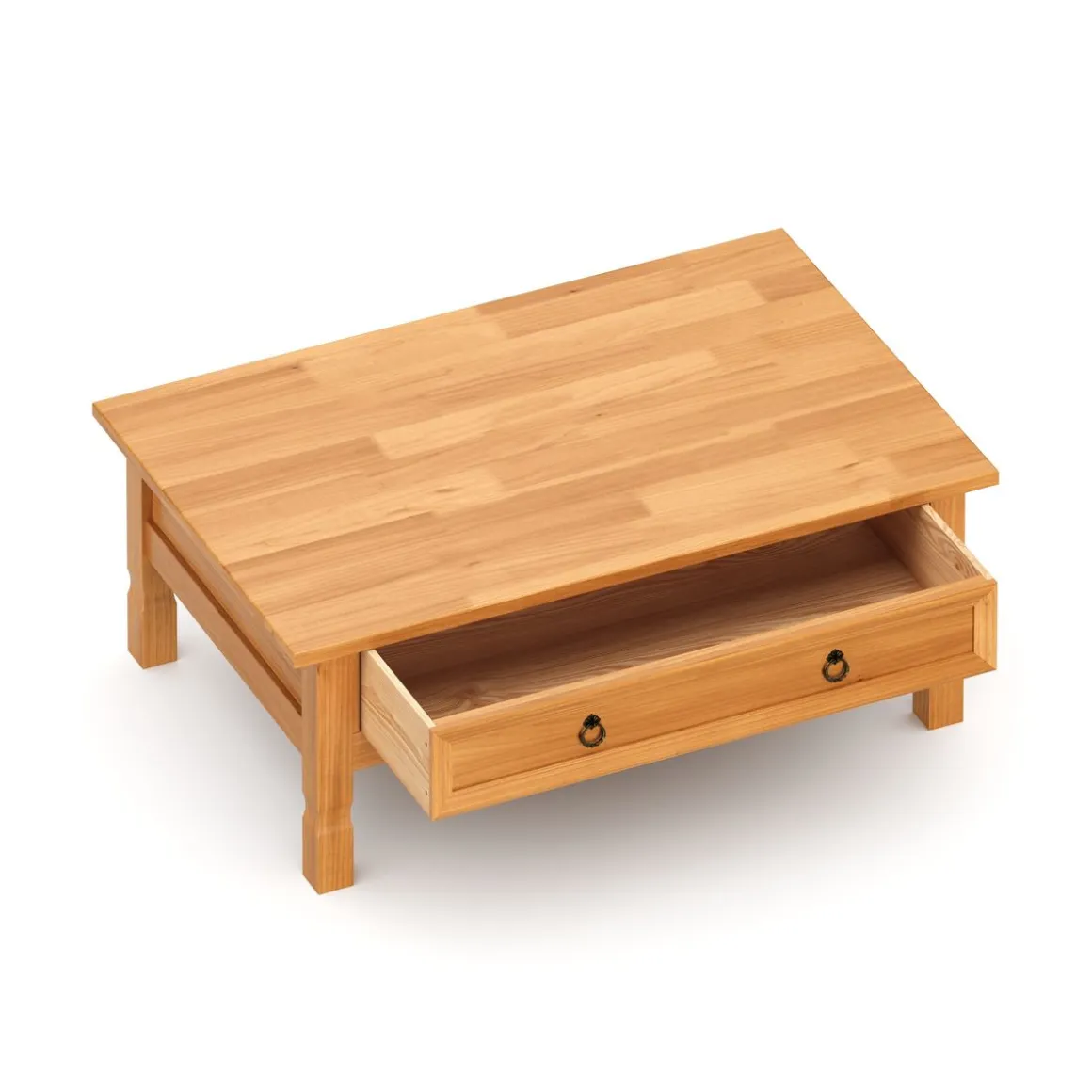 Beistelltisch EMILIANO 100 x 65 x 37 cm natur