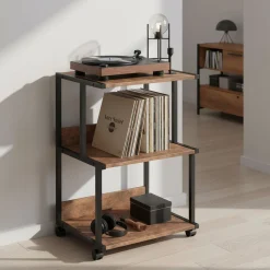 Beistelltisch für Plattenspieler Vintage BONITA 50 x 41 x 75 cm