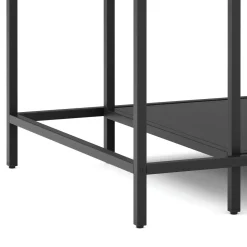 Beistelltisch Glas NITE 2-teilig schwarz