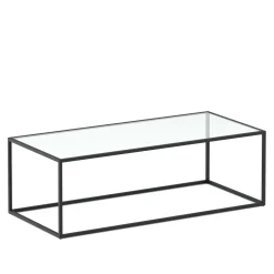 Beistelltisch Glas NITE 110 x 50 x 36 cm schwarz
