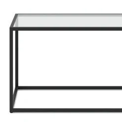Beistelltisch Glas NITE 110 x 50 x 36 cm schwarz