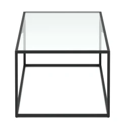 Beistelltisch Glas NITE 110 x 50 x 36 cm schwarz