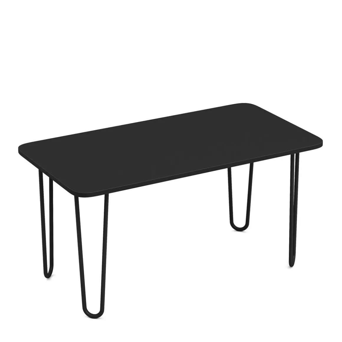 Beistelltisch HENRIK 90 x 48 x 45 cm schwarz