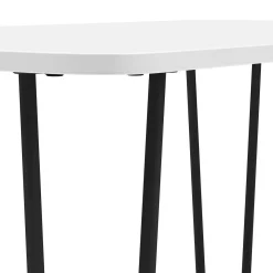 Beistelltisch HENRIK 90 x 48 x 45 cm weiss/schwarz