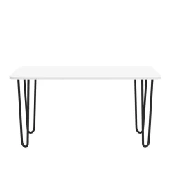 Beistelltisch HENRIK 90 x 48 x 45 cm weiss/schwarz
