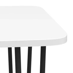 Beistelltisch HENRIK 90 x 48 x 45 cm weiss/schwarz