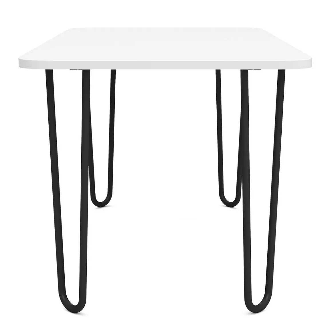 Beistelltisch HENRIK 90 x 48 x 45 cm weiss/schwarz