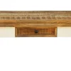Beistelltisch Holz ALEXA 100 x 55 x 40 cm weiss/natur