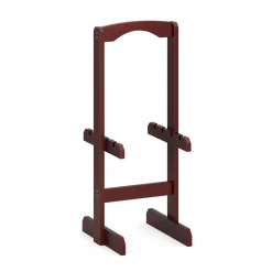 Beistelltisch Holz klappbar 4er Set dunkelbraun