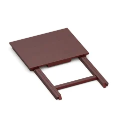 Beistelltisch Holz klappbar 4er Set dunkelbraun