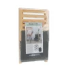 Beistelltisch Holz mit Stauraum 28 x 25 x 46 cm natur/anthrazit