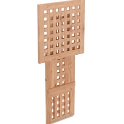 Beistelltisch Holz SILVIO klappbar 33 x 33 x 41 cm natur
