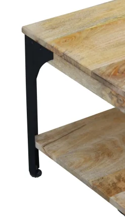 Beistelltisch Holz Vintage EDWARD 90 x 60 x 37 cm