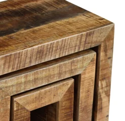 Beistelltisch Holz Vintage NATHAN 3-teilig