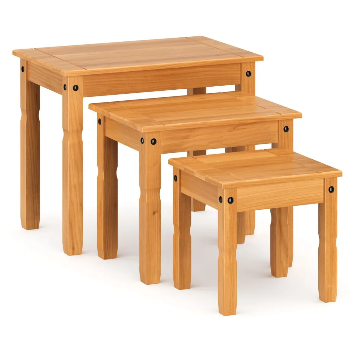 Beistelltisch IKER 3-teilig natur