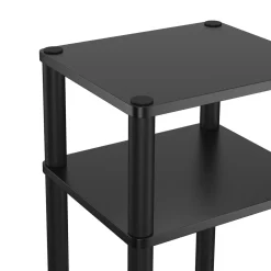 Beistelltisch INGOT 2er Set 34 x 30 x 58 cm schwarz