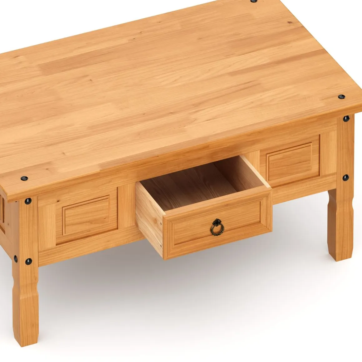 Beistelltisch JORGE 100 x 60 x 45 cm natur