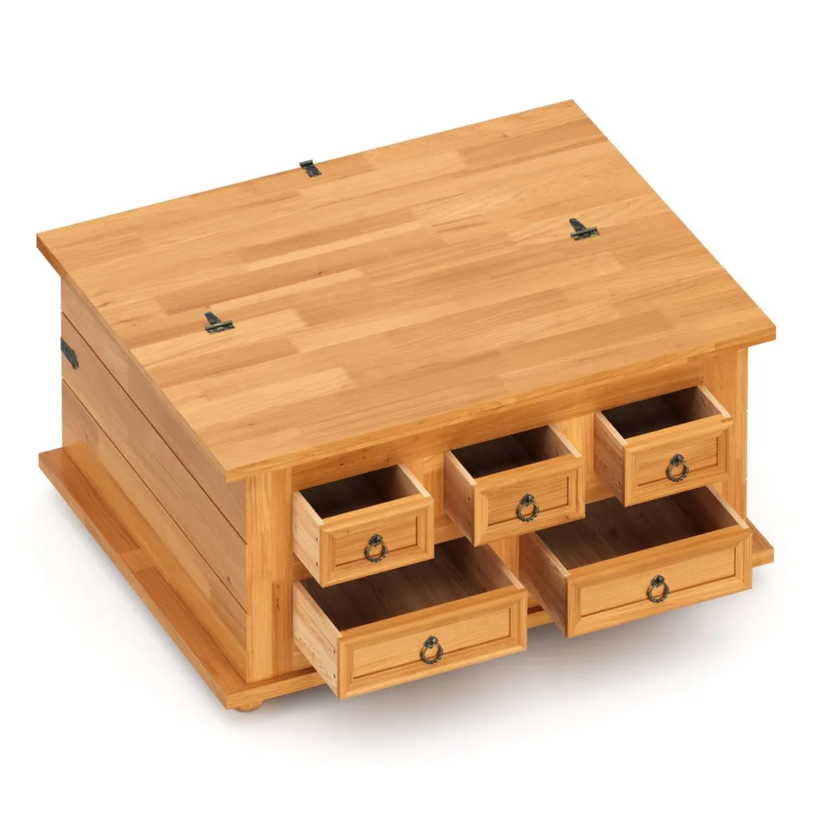 Beistelltisch JUAN 92 x 72 x 44 cm natur