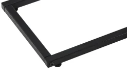 Beistelltisch KIMA 45 x 27 x 62 cm weiss/schwarz