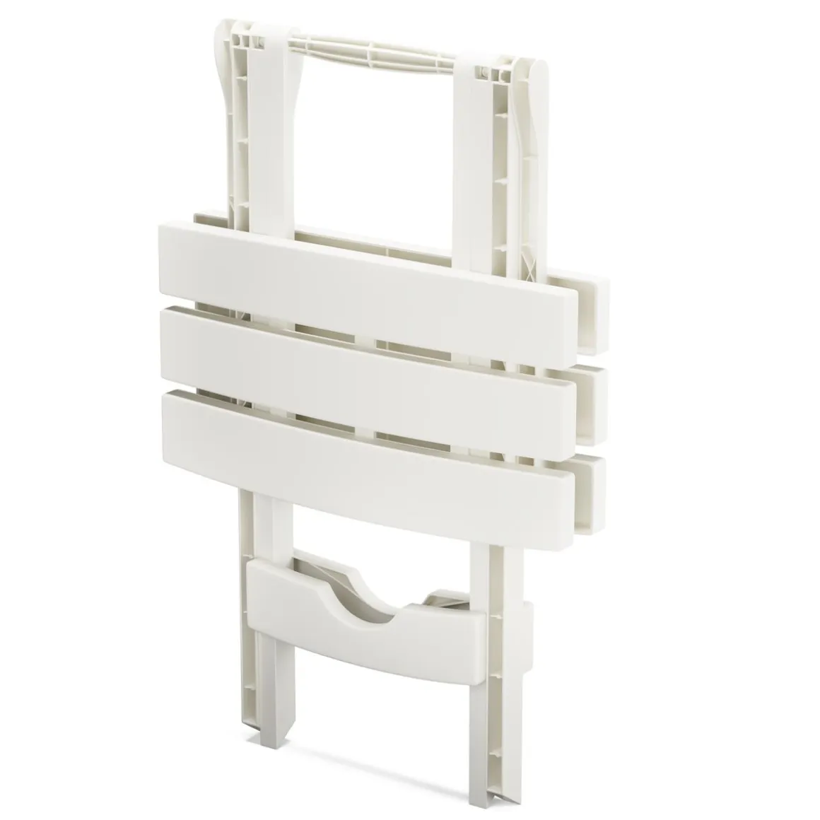Beistelltisch klappbar 44 x 38 cm 2er Set weiss