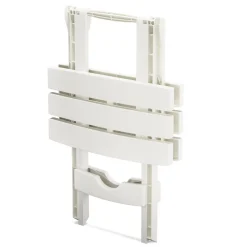 Beistelltisch klappbar 44 x 38 cm weiss