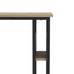 Beistelltisch LAURA 55 x 36 x 59 cm braun/schwarz