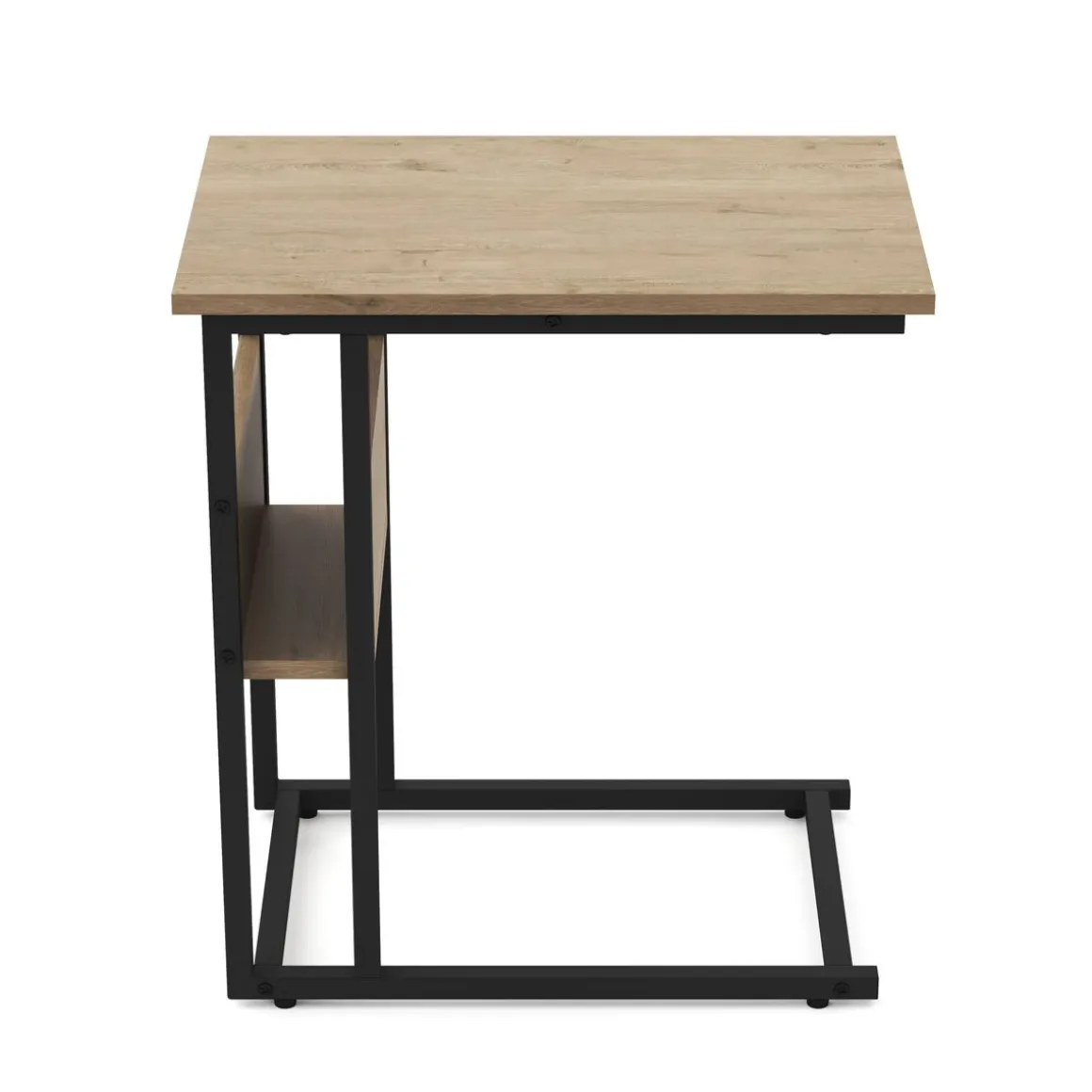 Beistelltisch LAURA 55 x 36 x 59 cm braun/schwarz
