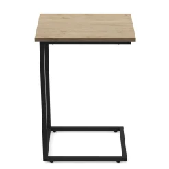 Beistelltisch LAURA 46 x 35 x 67 cm braun/schwarz