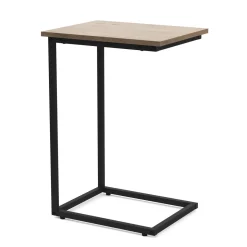 Beistelltisch LAURA 46 x 35 x 67 cm braun/schwarz