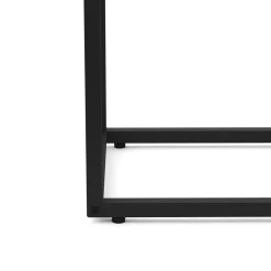 Beistelltisch LAURA 46 x 35 x 67 cm braun/schwarz