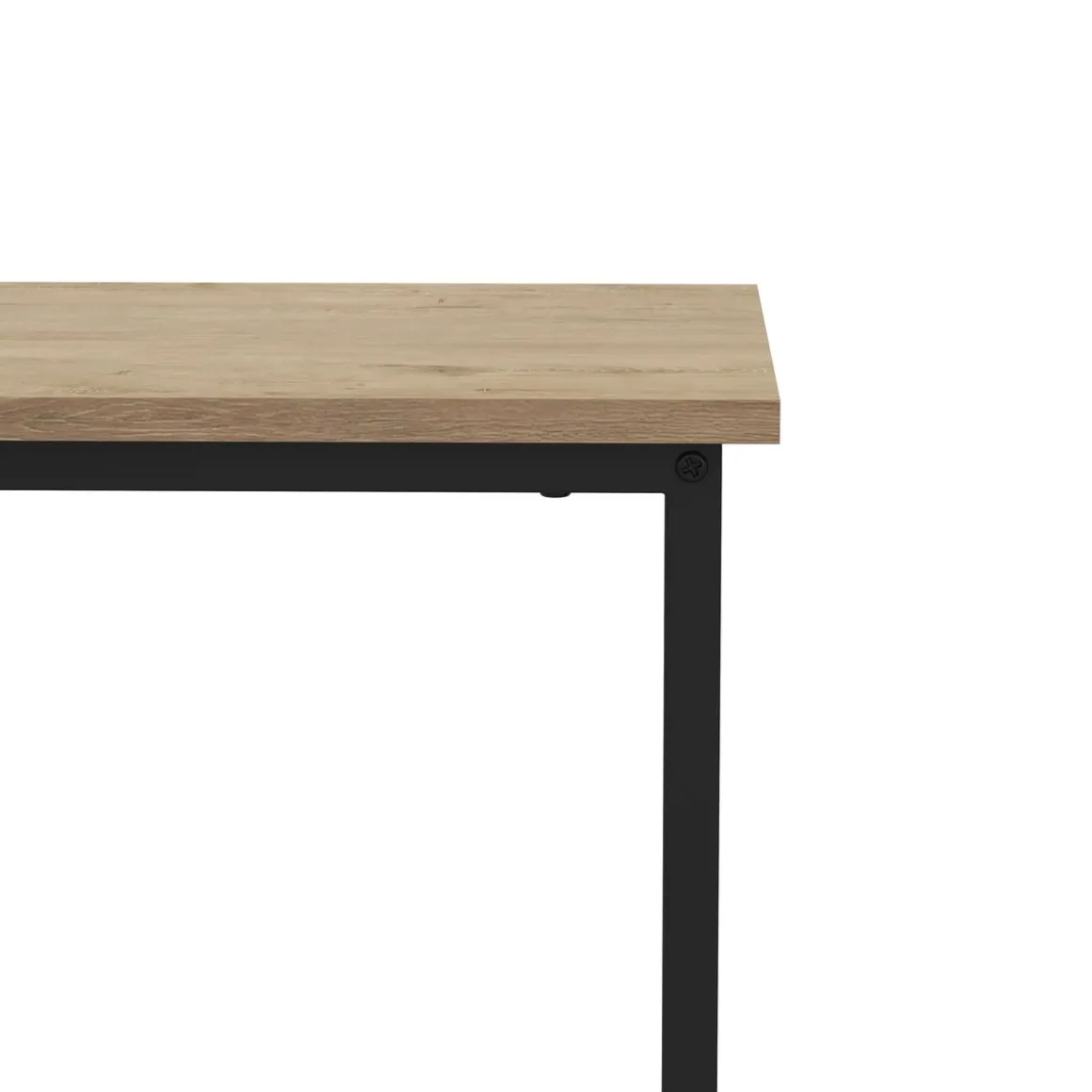 Beistelltisch LAURA 46 x 35 x 67 cm braun/schwarz
