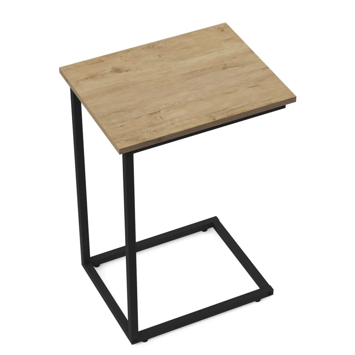 Beistelltisch LAURA 46 x 35 x 67 cm braun/schwarz