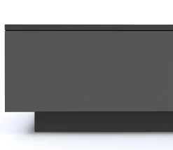 Beistelltisch LED CARINA 95 x 60 x 31 cm schwarz