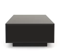 Beistelltisch LED CARINA 95 x 60 x 31 cm schwarz