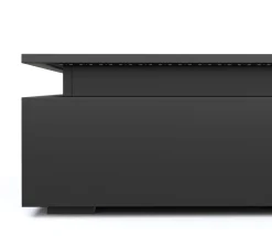 Beistelltisch LED MIRENA 75 x 75 x 29 cm schwarz
