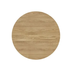 Beistelltisch LORAS rund 40 x 41 cm braun/schwarz