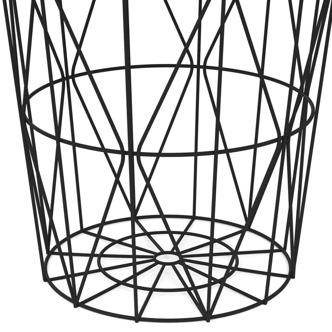 Beistelltisch LORAS rund 40 x 41 cm braun/schwarz